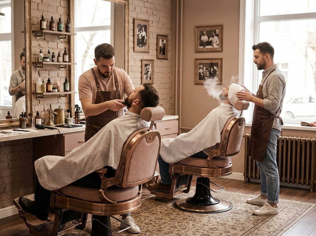 Detaliu manichiură elegantă – unghii cu gel roz pastel și accente aurii